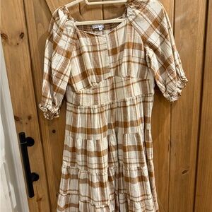 Ivy city plaid dress S